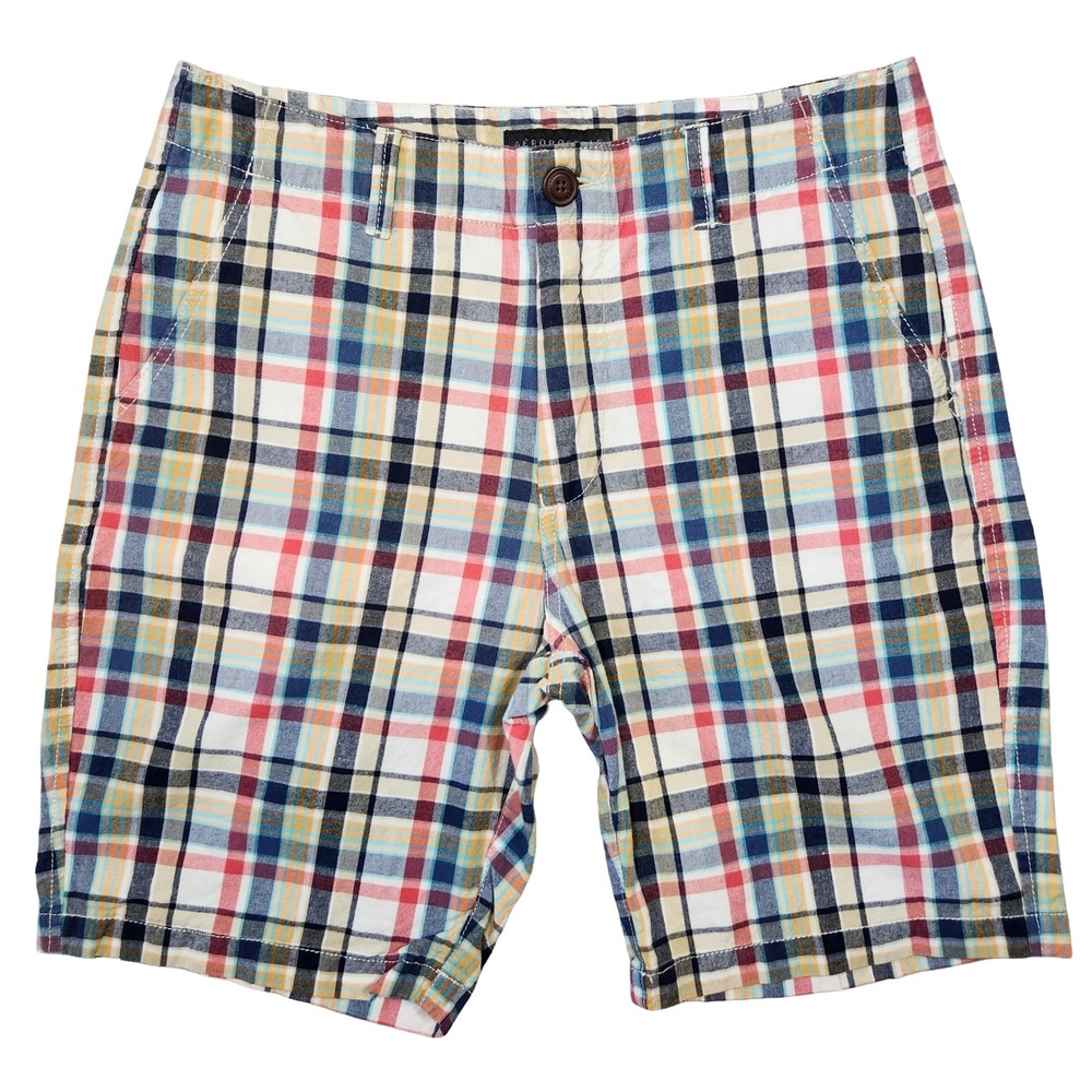 Aeropostale Mens Plaid Shorts‎ 32 Beach Preppy Casual Colorful Summer Outdoors